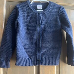 Hanna Anderson Navy Blue Kids Cardigan